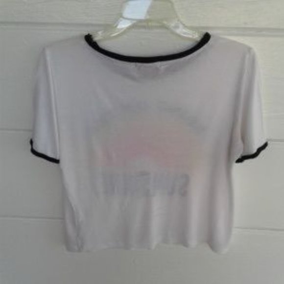Retro White Graphic T-shirt Bring On The Sunshine - Picture 6 of 8